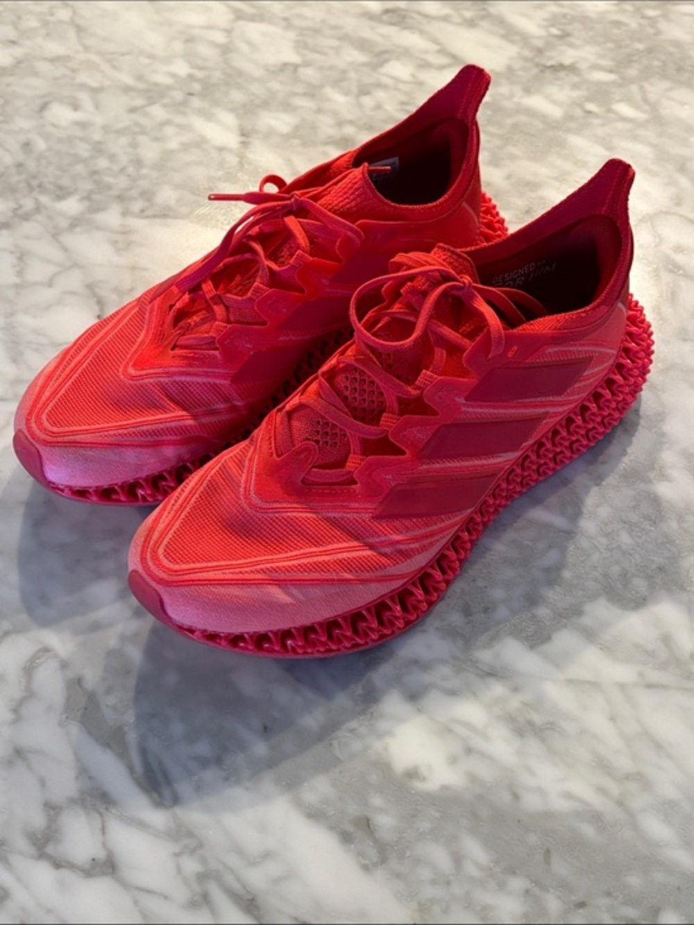 adidas Red 4DFW Athletic Sneakers
